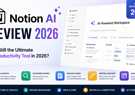 Notion AI Review 2026 dashboard and features overview