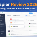 zapier review 2026 dashboard showing automation workflows