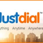 Justdial 2026 dashboard showing local business listings and search results in India