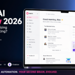 Mem AI dashboard interface 2026 showing AI-powered note organization