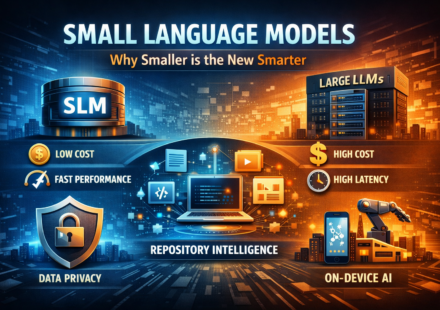 SLM vs LLM comparison chart showing cost, speed, and privacy differences